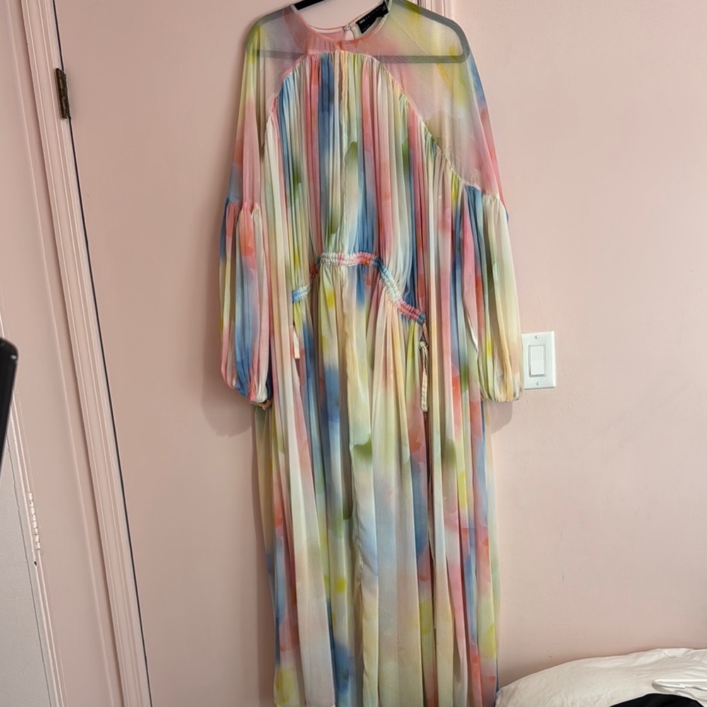 Colorful pastel Maxi Dress